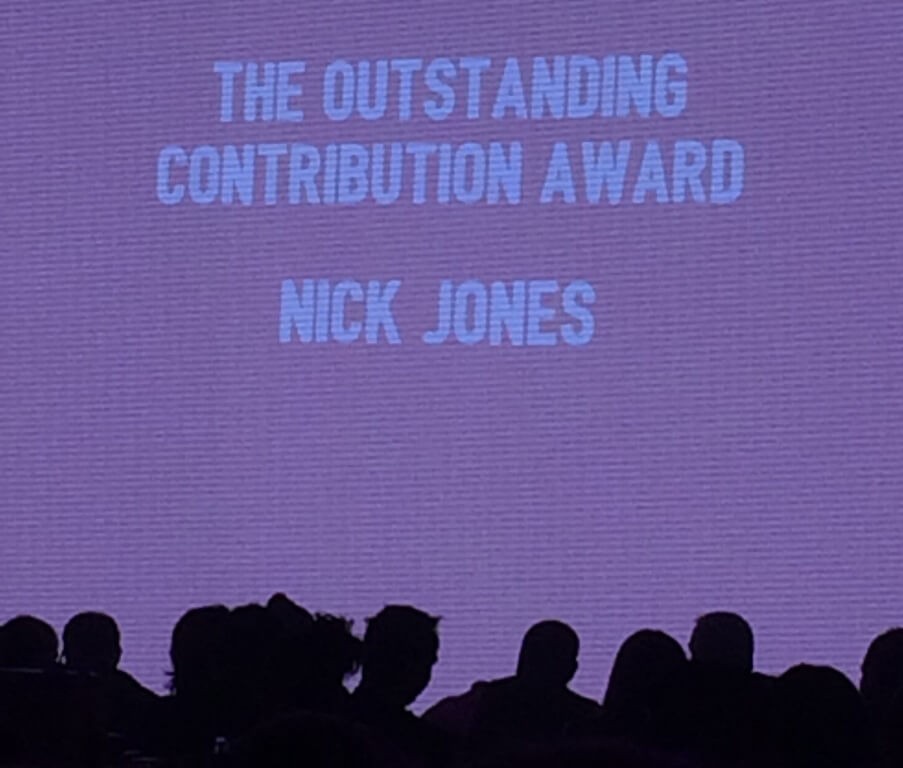 Outstanding Contribution Award: Nick Jones